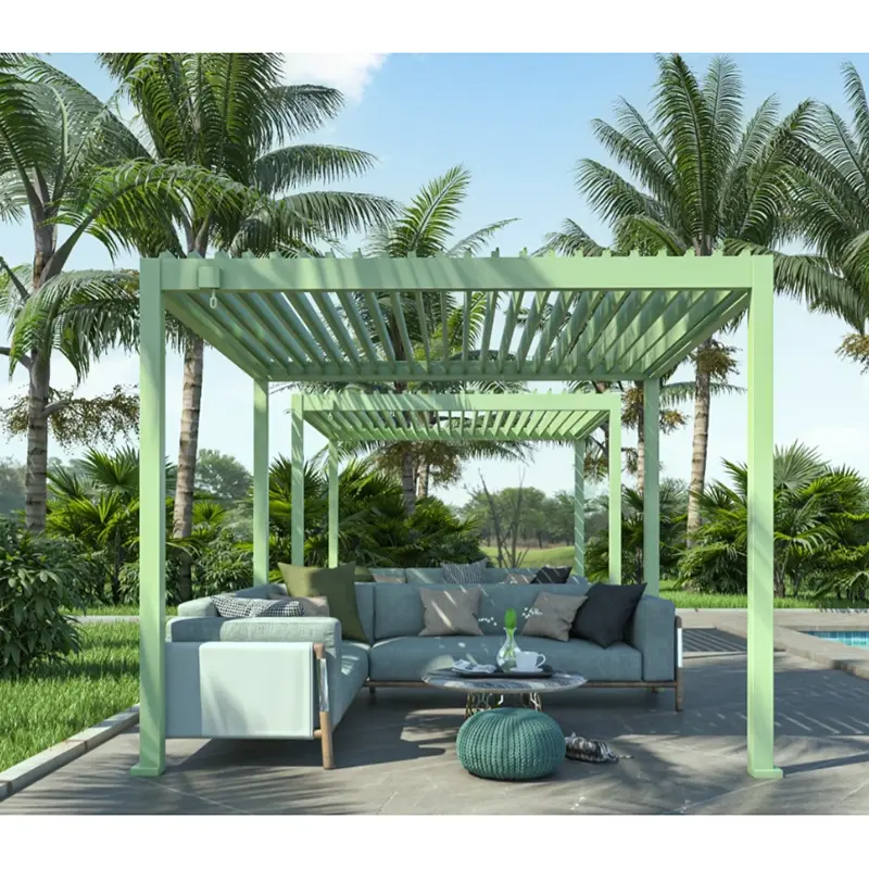 手動格納式ガゼボ